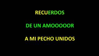 ROSANA ARBELO RECUERDO DE UN AMOR (DEMO)KARAOKE