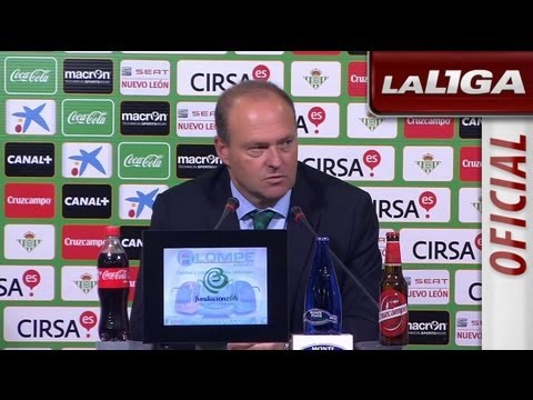 Rueda de Prensa de Pepe Mel tras el Real Betis (2-1) Osasuna - HD