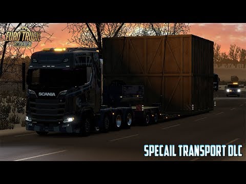 Euro Truck Simulator 2 Scania S 500 - Special Transport DLC with Foggy Weather 2.0