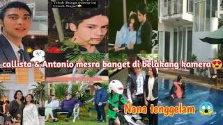 Download lagu Nana tenggelam Dewa panik😱 | callista dan Antonio so sweet banget di lokasi syuting😍 mp3