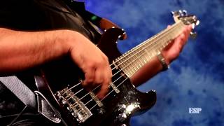 Video thumbnail for ESP Guitars: ESP E-II J-5 Bass Demo by Rene Camacho by ESP Guitars USA