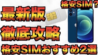 【格安SIMとは?】iPhone12miniでも使える格安Simおすすめ２選このふたつは間違いない！