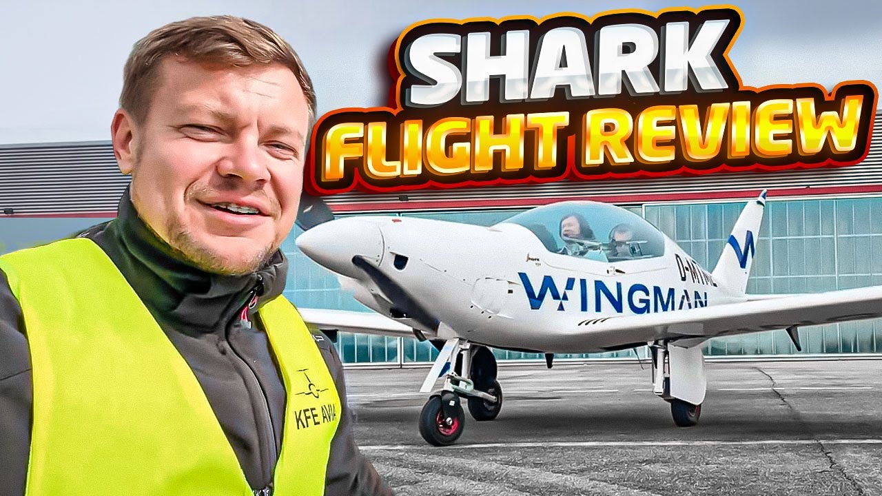 Shark.aero Shark airplane flight test in 2024.