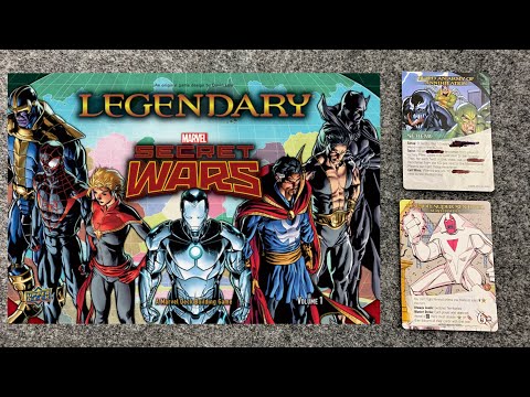 WHAT’S NEW Legendary Secret Wars Volume 1 and PLAYTHROUGH (1 of 4: Super Sentinel Mastermind)