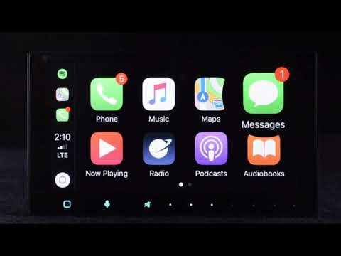 PLANET AUDIO Apple CarPlay Multimedia Receiver Model Bluetooth, Double-Din, Android Auto
