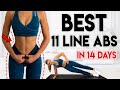 BEST 11 LINE ABS (2021) | Lose Fat in 14 Days | 8 minute Workout