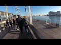 Rambla de mar en Barcelona 4K