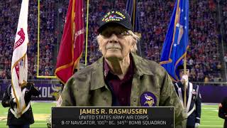 Download Lagu (NFL Salute to Service) Minnesota Vikings honors WWII veterans. Thumbnail