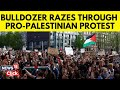 Pro-Palestine Protests | Amsterdam University | Cops Use Bulldozers To Remove Protesters | G18V