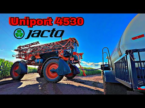 Fungicide application with Uniport 4530 Jet 🌽💥