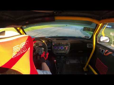 On board Igor Jorż Honda Civic B16A2 Finalowa X runda wwTech SuperOes Tor Kielce 2023