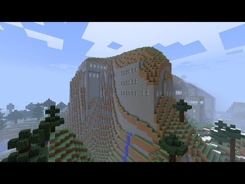 Minecraft mountain house (Update) Complete tour