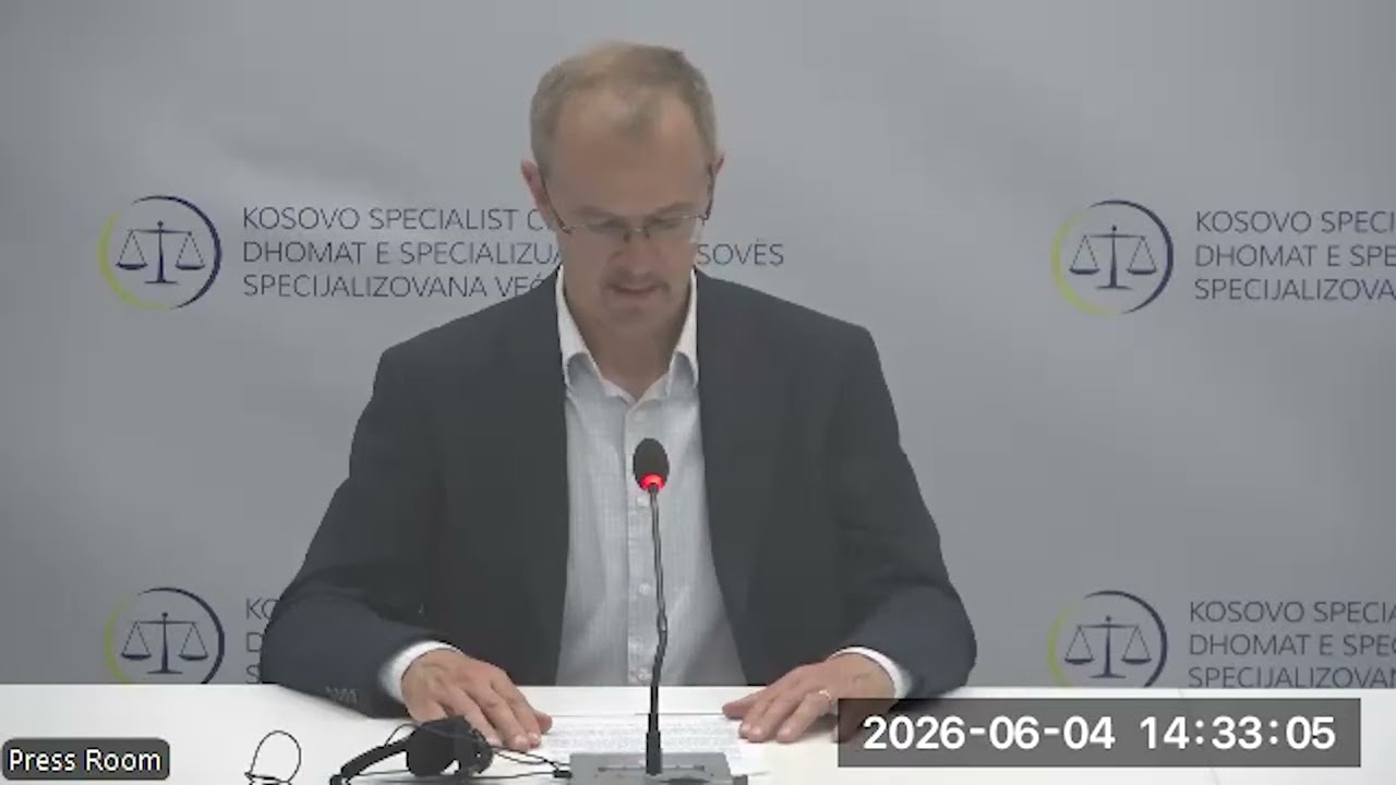 04/06/2026: Brifing za medije Specijalizovanih veća