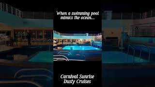 High winds has cruise ship rocking.  #carnival, #storms, #cruise, #Sunrise