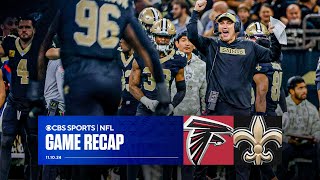 Download Lagu Saints SECURE 1st WIN under Rizzi, SNAP 7-game LOSING streak in VICTORY over Falcons | Game Recap Thumbnail