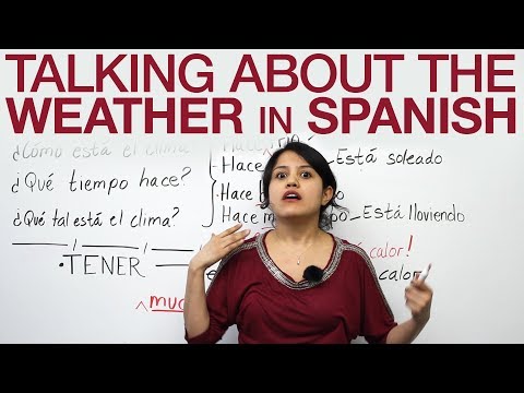 Learn Spanish: Talking about the weather Video