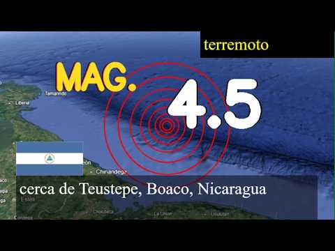 😱🚨  Terremoto cerca de Teustepe, Boaco, Nicaragua actualizaciones en vivo hoy: Terremoto de magnitud