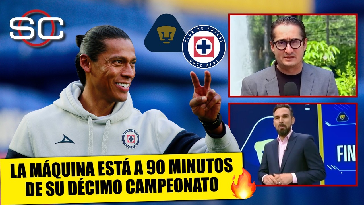 CRUZ AZUL tiene toda la CONFIANZA de no CRUZAZULEAR en la final de LIGA MX ante PUMAS | SportsCenter