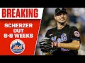 Mets ace Max Scherzer OUT 6-8 weeks with oblique injury [Instant Reaction] | CBS Sports HQ