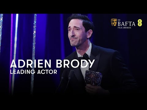 Adrien Brody wins Leading Actor for his perodmance in The Brutalist as László Tóth | BAFTA