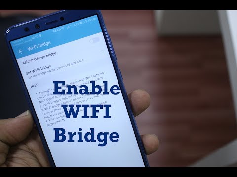 Honor 9 Lite: How to Enable & Use Wifi Bridge [Hindi]