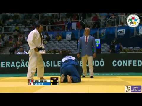 Judo 2013 World Championship Rio de Janeiro: Sainjargal (MGL) - Nakaya (JPN) [-73kg]