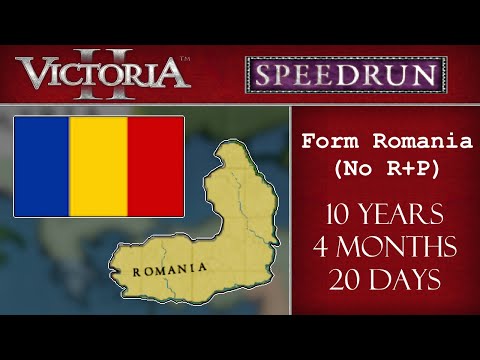 Form Romania as Moldavia in 10 years, with minimal RNG! - Vic2 IGT Speedrun