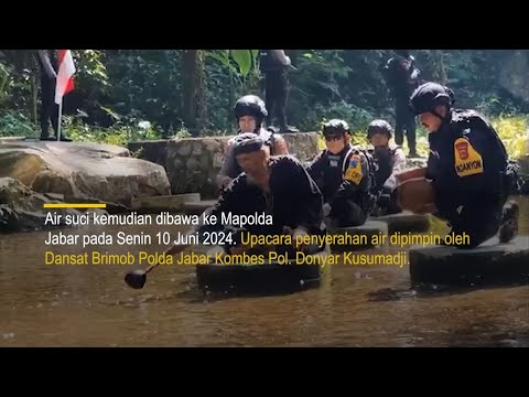 PENGAMBILAN AIR SUCI POLDA JABAR