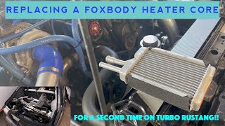 Heater Core Replacement Simplified on a Foxbody Mustang!
