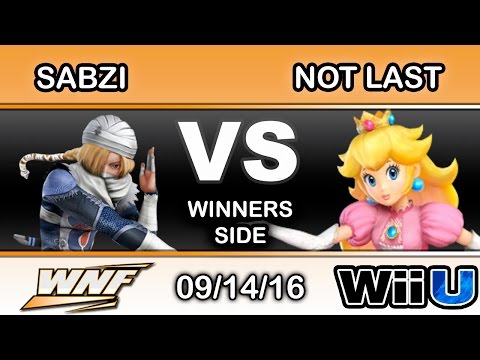 WNF 3.7 - SCB | Sabzi (Sheik) Vs. Not Last (Peach) Winners Side - Smash Wii U