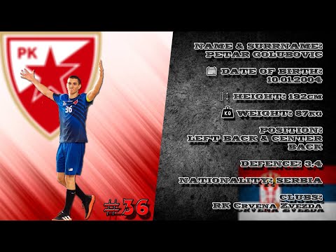 Petar Golubovic | Handball Player | RK Crvena Zvezda | Highlights Season 21/22