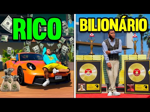VIDA DE BILIONÁRIO VS VIDA DE RICO no GTA 5
