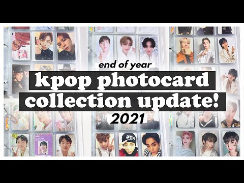 end of year kpop photocard collection update! ★ ft. 8 (very full) binders!
