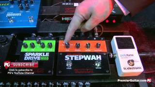 Video thumbnail for NAMM '13 - Voodoo Lab Pedal Switcher PX-8, HEX Audio Loop Switcher, & Pedal Power MONDO by Premier Guitar
