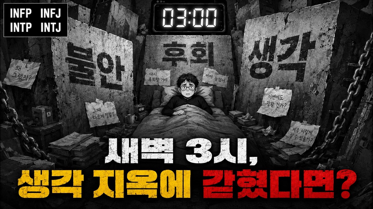새벽 3시 꼬리를 무는 불안, 오버싱킹 극복하는 심리학적 원리와 생각 메모