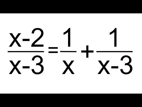 ¿SABES RESOLVER ESTA ECUACIÓN RACIONAL? Álgebra Básica