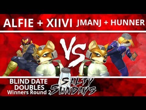 Salty Sunday 39 - Alfie + Xiivi VS JmanJ + Hunner - Blind Date Double Melee (Winners Round 2)