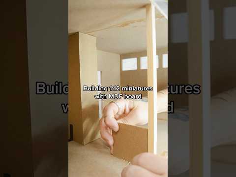 Building progress ✨ #miniature #dollhouse #diy