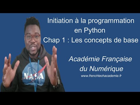 Apprendre à programmer en Python - chapitre 1 : Les concepts de base