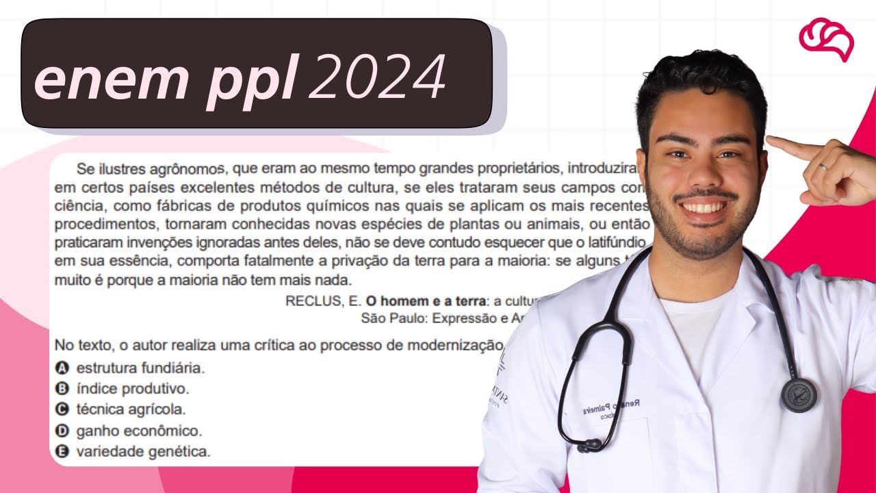 Resolução em Vídeo — Questão 57 ENEM 2024 PPL