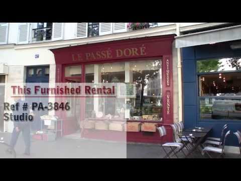 Video Tour of Furnished Studio Apartment in Villiers, Paris