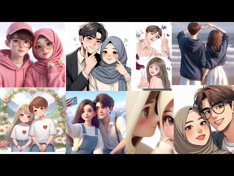 👩‍❤️‍👨Couples DP Photo |matching couple dp|Cartoon Couple dp/dpz/part 2