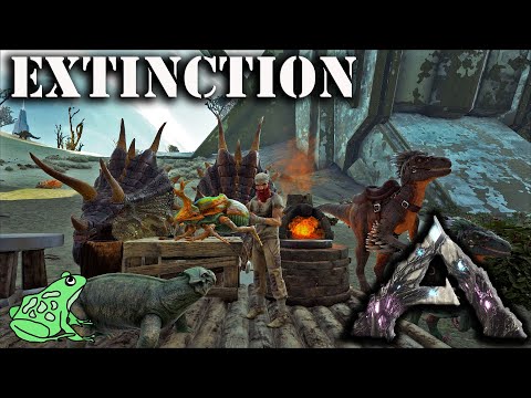 Taming and Building - Ark Extinction Ep 2 - Ark Survival Evolved Gameplay