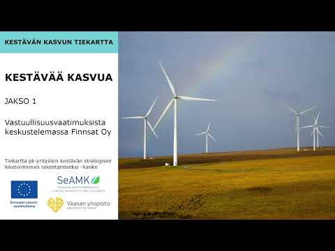 Kestävää kasvua -podcast osa 1 Finnsat Oy