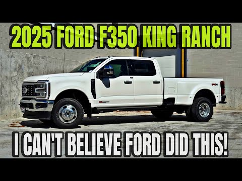2025 Ford F350 King Ranch DRW: I'm Shocked Ford Did This To Their Loyal Buyers!!!