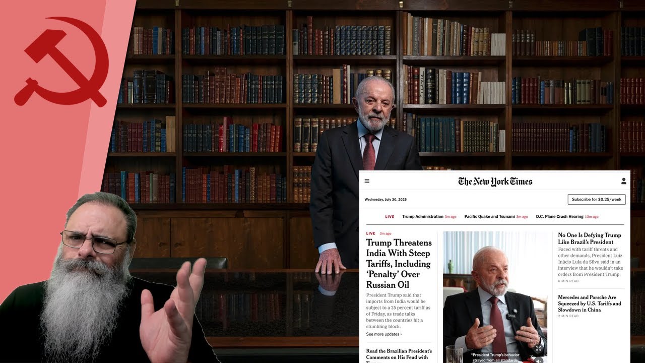 LULA dá ENTREVISTA CRITICANDO TRUMP no NYT e MATA QUALQUER CHANCE de NEGOCIAÇÃO