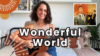 Wonderful World - Sam Cooke Beginner Guitar Lesson Tutorial [Chords & Play Along]