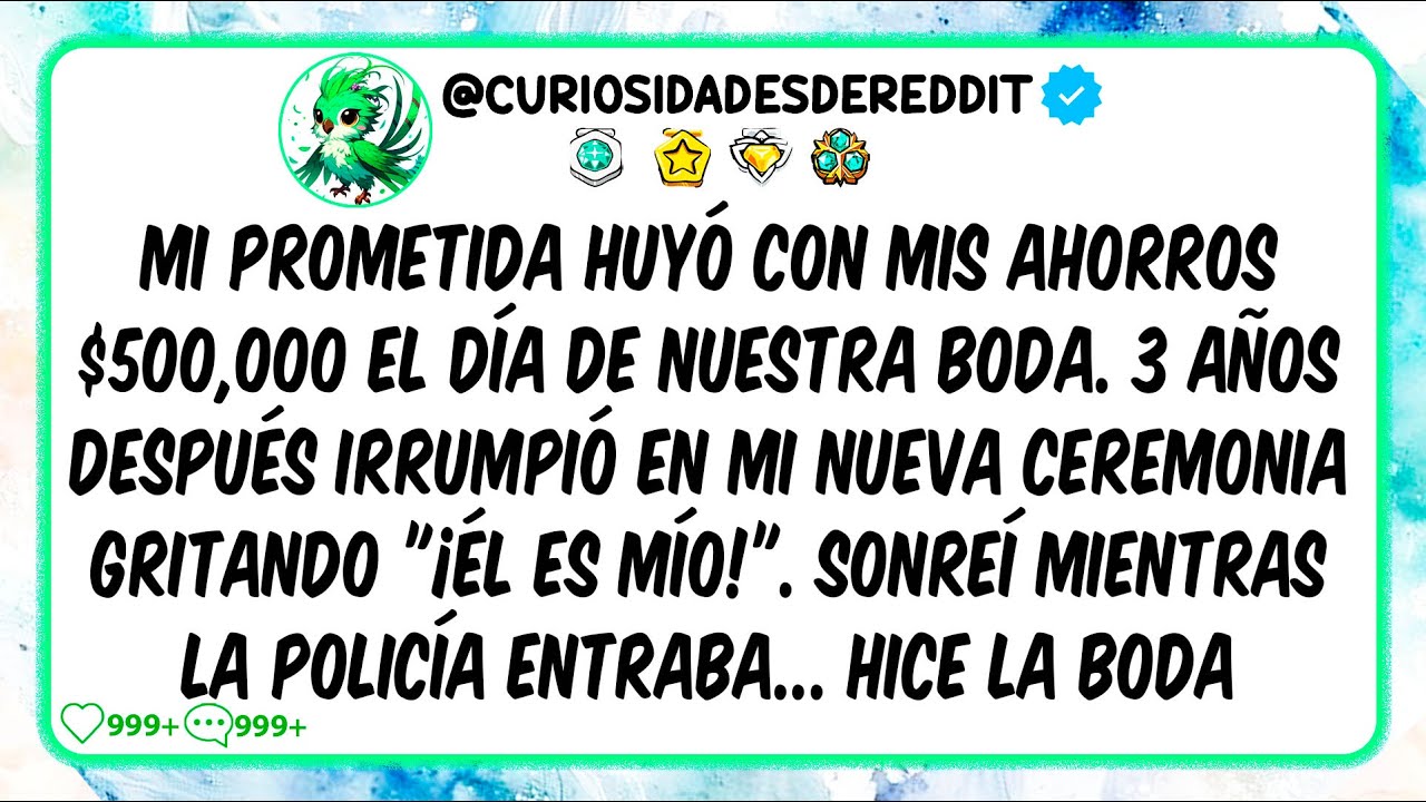 Mi prometida HUYÓ con mis ahorros $500,000 el día de nuestra boda. 3 años después irrumpió en mi