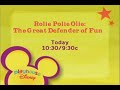 Playhouse Disney Movie Time Monday Rolie Polie Olie The Great Defender Of Fun Promo 2009 RPO