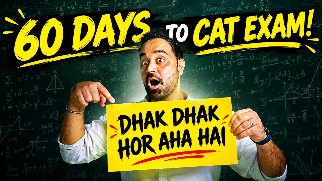 60 Days to CAT 2026 Live Giveaway